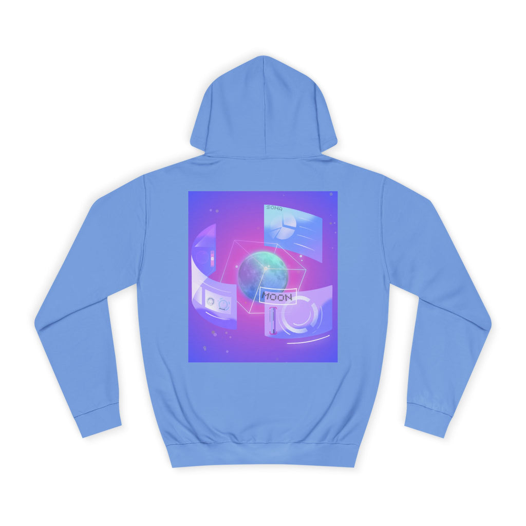 CELESTIAL VISION — Retro Vaporwave Moon Graphic Pullover | MOON SOHA