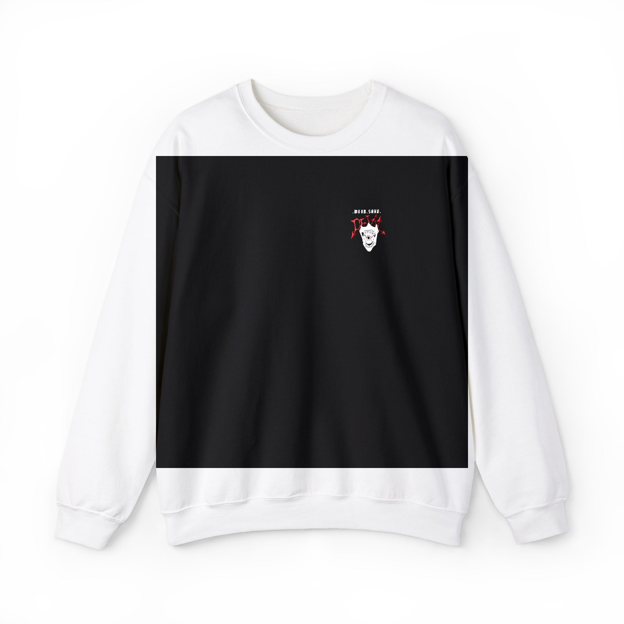 Devil Eye Embroidered Sweatshirt – Cozy Streetwear Pullover | MOON SOHA