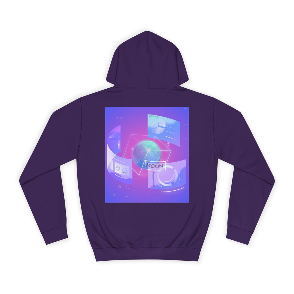 CELESTIAL VISION — Retro Vaporwave Moon Graphic Pullover | MOON SOHA