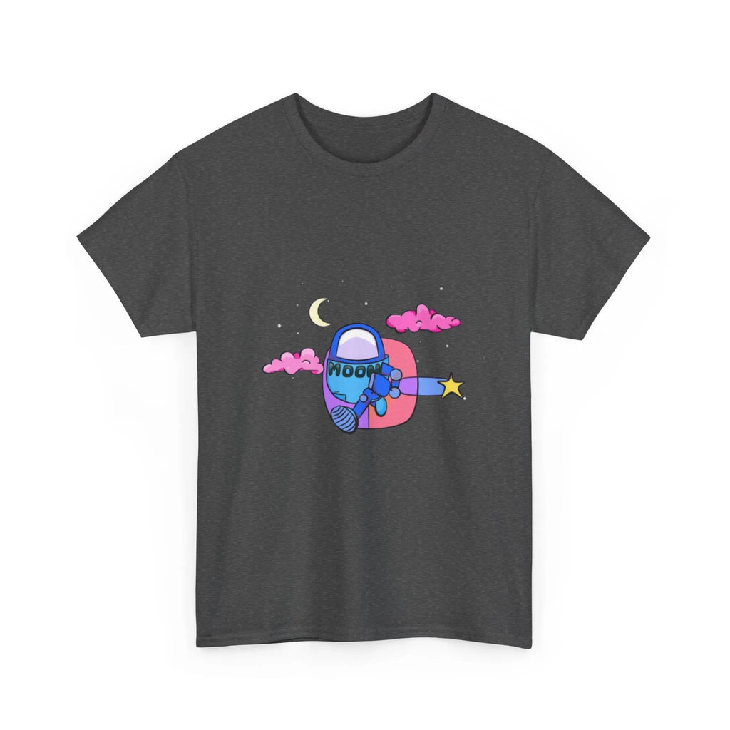 Blue Moonbot Graphic T-Shirt – Premium Minimalist Streetwear | MOON SOHA