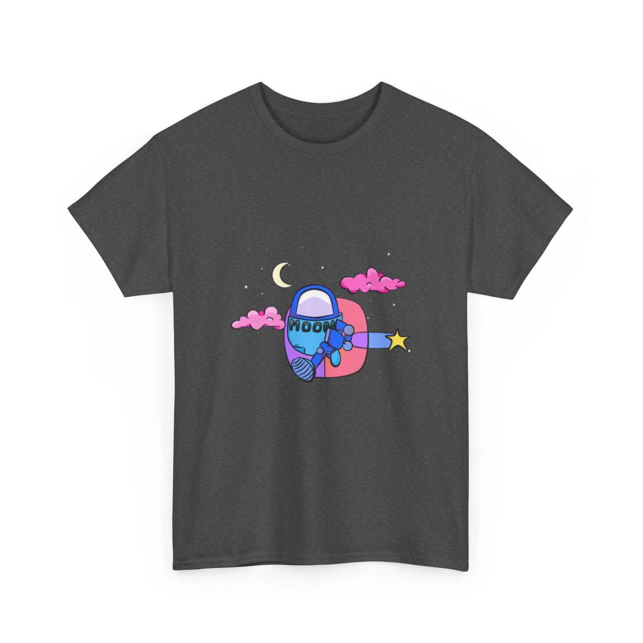 Blue Moonbot Graphic T-Shirt – Premium Minimalist Streetwear | MOON SOHA