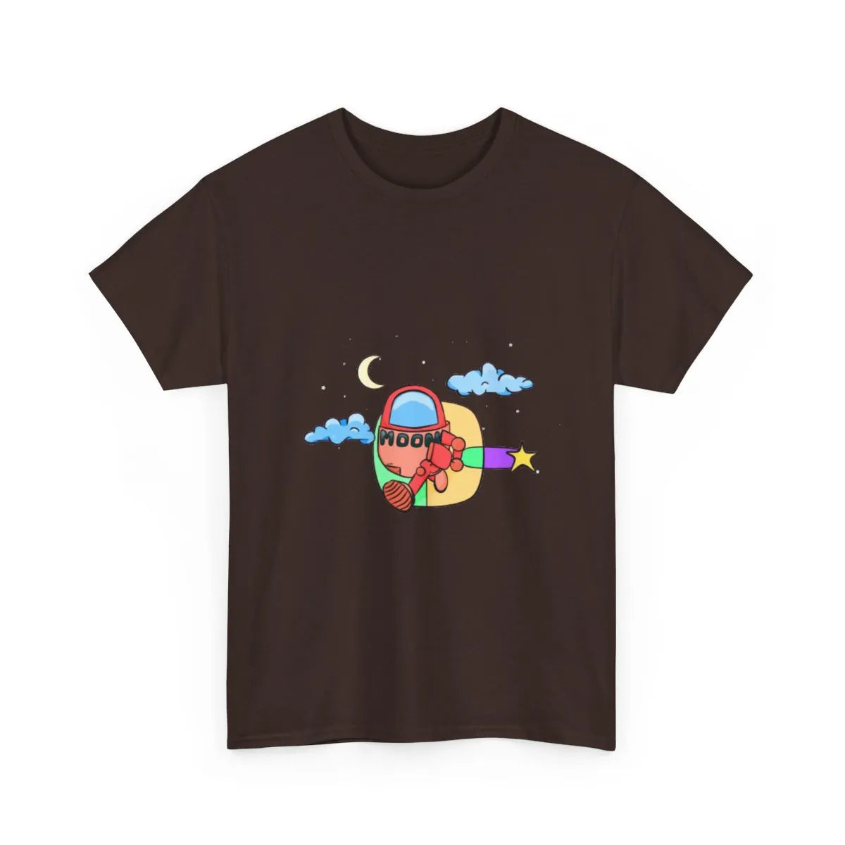 Red Moonbot Graphic T-Shirt – Premium Minimalist Streetwear | MOON SOHA