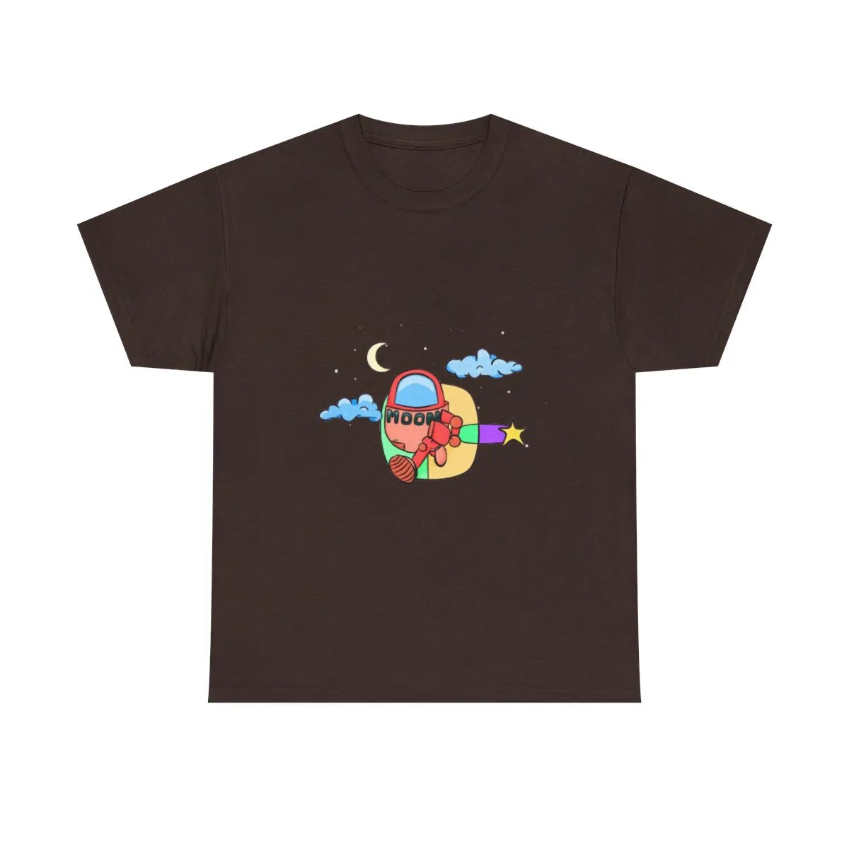 Red Moonbot Graphic T-Shirt – Premium Minimalist Streetwear | MOON SOHA