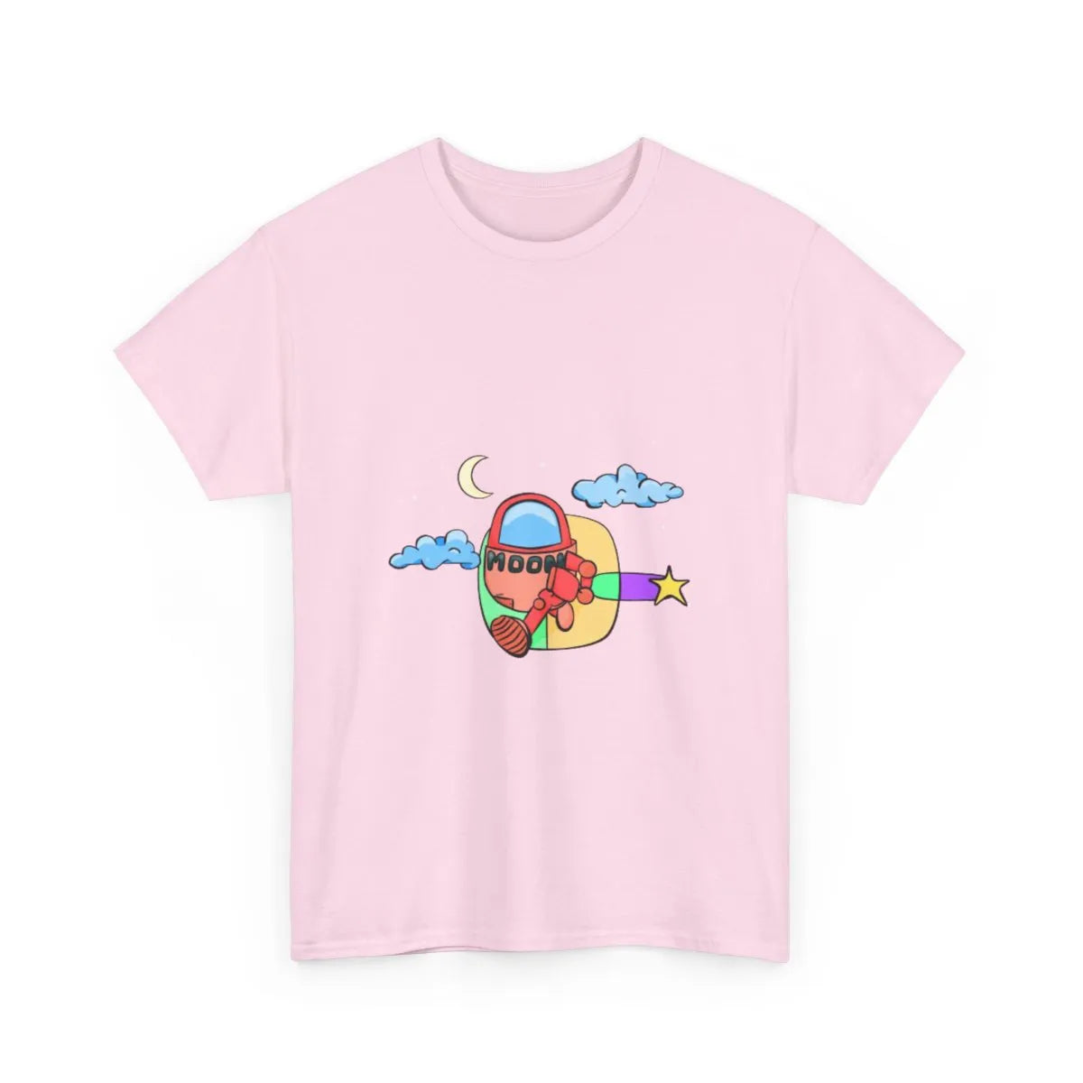 Red Moonbot Graphic T-Shirt – Premium Minimalist Streetwear | MOON SOHA