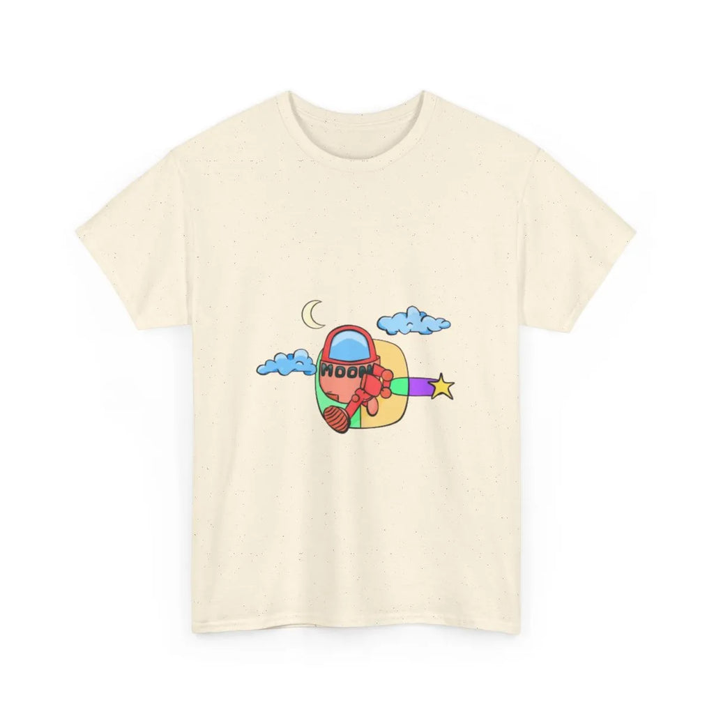 Red Moonbot Graphic T-Shirt – Premium Minimalist Streetwear | MOON SOHA