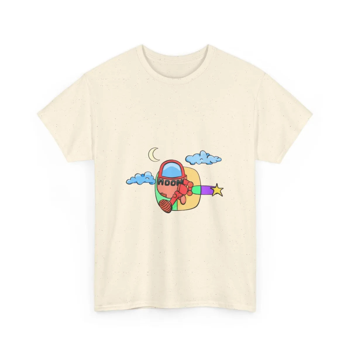 Red Moonbot Graphic T-Shirt – Premium Minimalist Streetwear | MOON SOHA