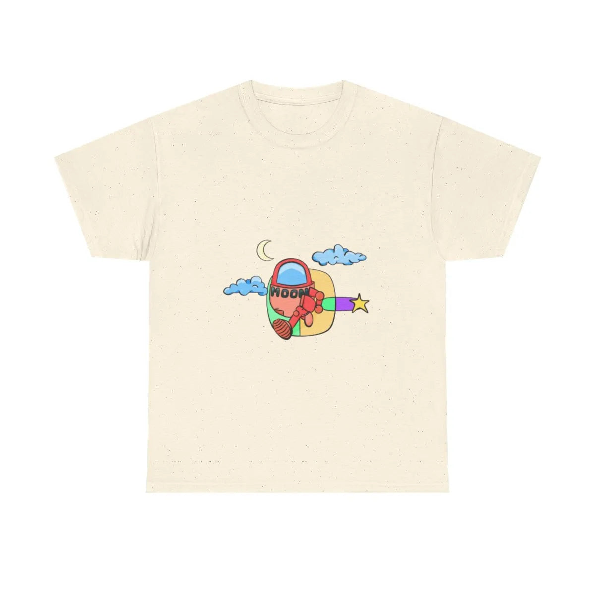 Red Moonbot Graphic T-Shirt – Premium Minimalist Streetwear | MOON SOHA
