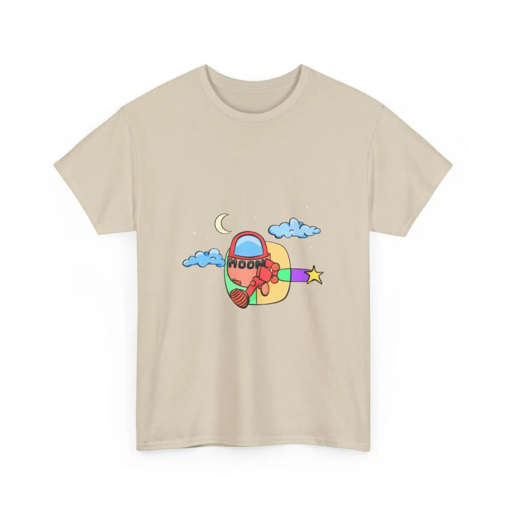 Red Moonbot Graphic T-Shirt – Premium Minimalist Streetwear | MOON SOHA