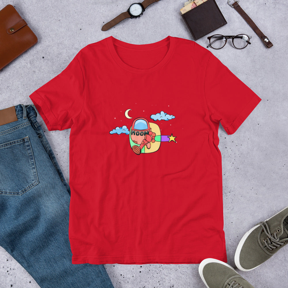 Tee-shirt MOONBOT rouge
